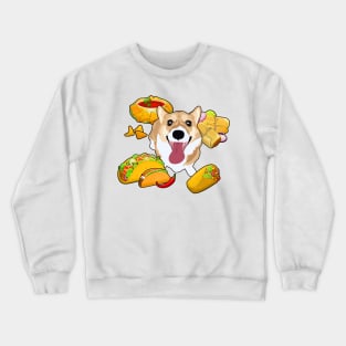 Mexican Food Corgi Crewneck Sweatshirt